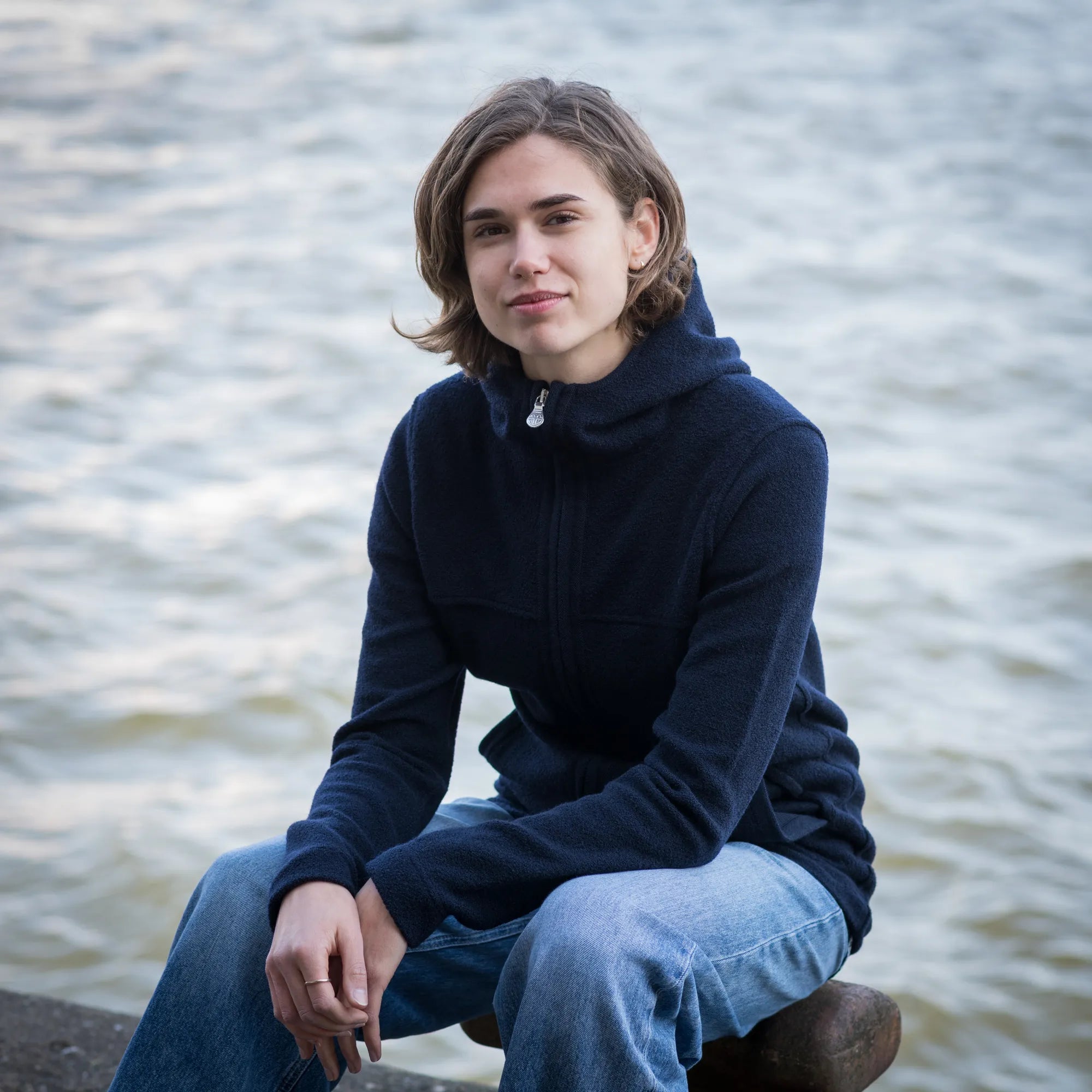 Jacke leicht mit Kapuze