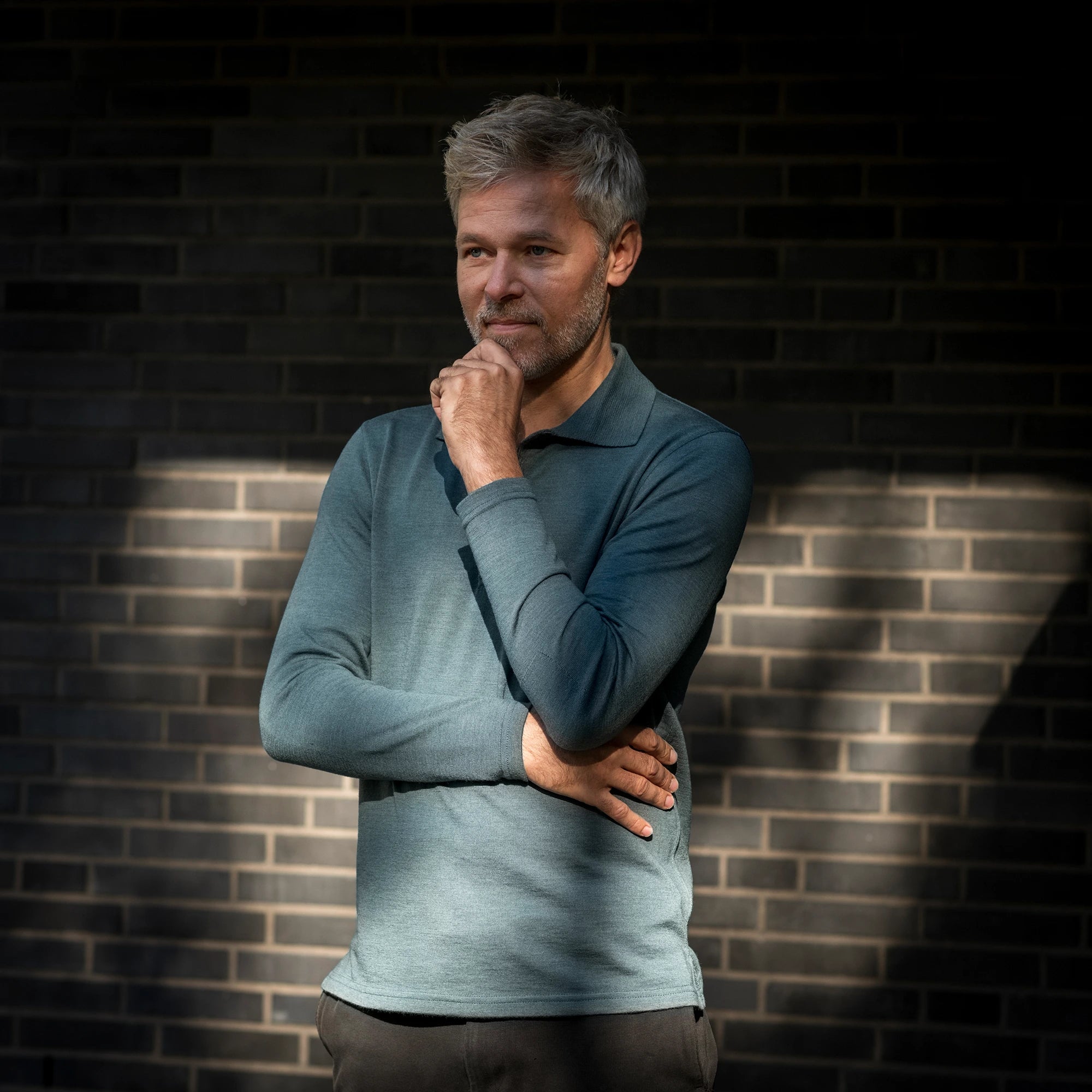 Poloshirt Langarm