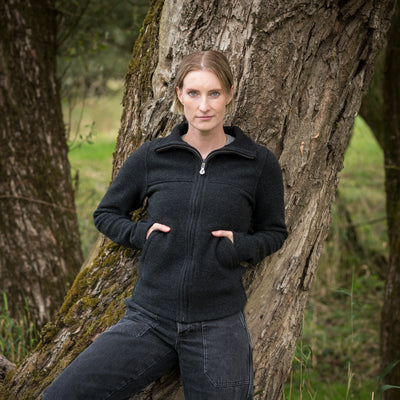 Jacke leicht mit Kragen